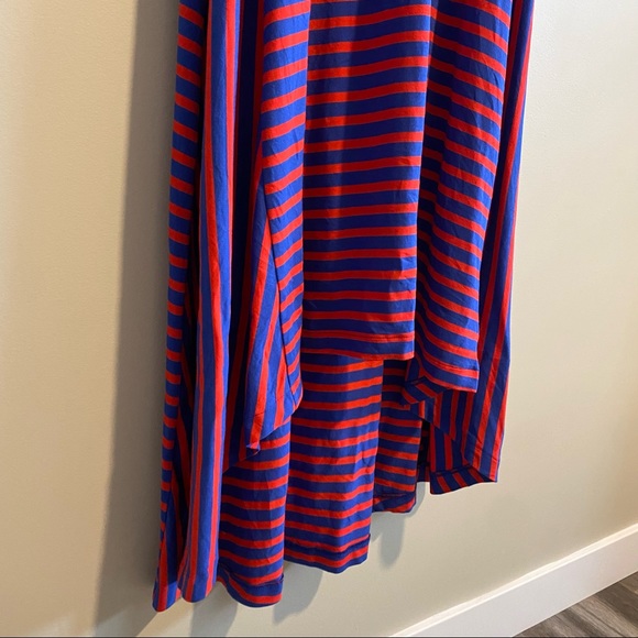 Vineyard Vines Red and Blue Striped Maxi Dress Size S - Picture 5 of 6
